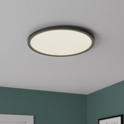 Plafón LED Medeas negro 24 W