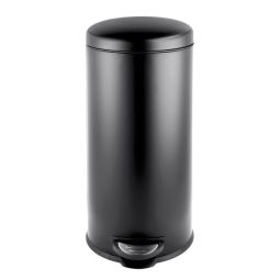 Cubo basura cocina pedal negro kihn round 30l