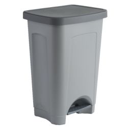Cubo basura cocina mutsu 40 L gris