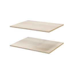 Pack estante Homny 75x58 cm efecto roble 2 uds