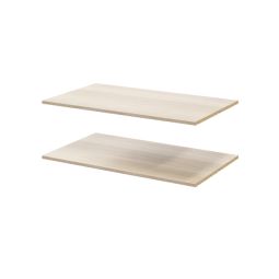 Pack estante Homny 100x58 cm efecto roble 2 uds