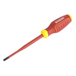 Destornillador aislante VDE plano 125x5.5 Erbauer
