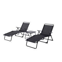 Conjunto de jardín de acero para 2 personas Bahama