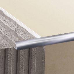 Inglete curvo aluminio cromado 9 mm Brenner