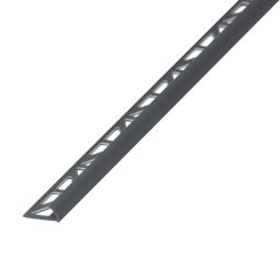 Inglete curvo PVC antracita 9 mm Brenner