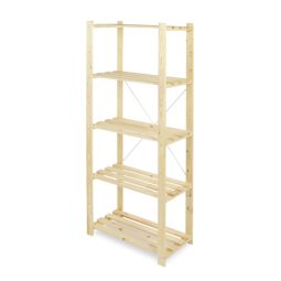 Estantería madera 170x75x40 cm 5 estantes