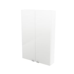 Mueble de baño auxiliar suspendido Idalie color blanco 90x60x15cm