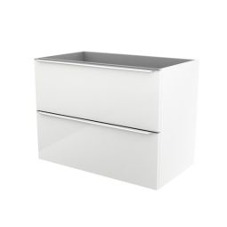 Mueble de baño suspendido Idalie color blanco 80x45cm