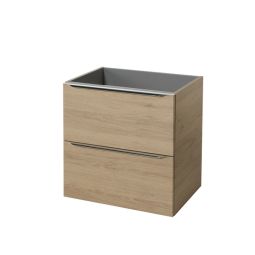 Mueble de baño suspendido Idalie color roble 60x45cm