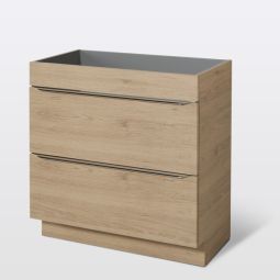 Mueble de baño Idalie color roble 80x45cm