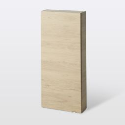 Mueble de baño auxiliar suspendido Idalie color roble 90x40x15cm