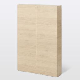 Mueble de baño auxiliar suspendido Idalie color roble 90x60x15cm