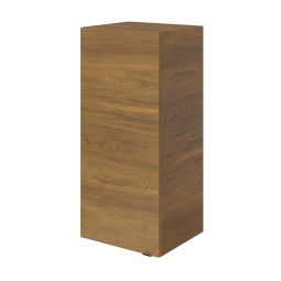 Mueble de baño auxiliar suspendido Idalie color nogal 90x40x36cm