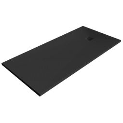 Plato ducha Pia resina negro 140x70 cm