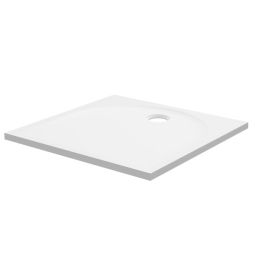 Plato ducha Calicia resina blanco 70x70 cm