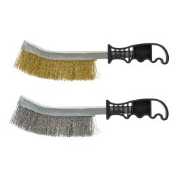 Set de cepillos de alambre 2 unidades Forge Steel