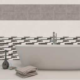 Azulejo Caliste gris 25x40 cm
