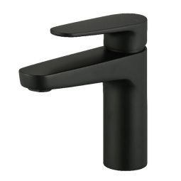 Grifo lavabo monomando Calicia negro