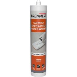 Adhesivo acrílico blanco 290 ml Brenner
