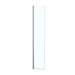 Mampara de ducha pivotante transparente 40 cm cromado Calia Cooke & Lewis