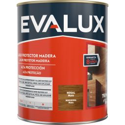 Lasur agua mate nogal 750 ml Evalux