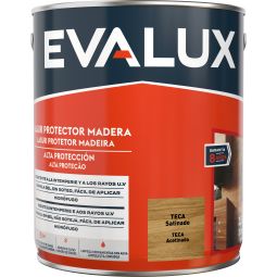 Lasur agua satinado teca 2,5 L Evalux