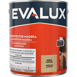 Lasur agua satinado roble 2,5 L Evalux