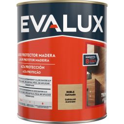 Lasur agua satinado roble 750 ml Evalux