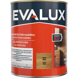 Lasur agua mate teca 750 ml Evalux