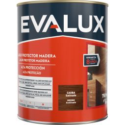 Lasur agua satinado caoba 750 ml Evalux