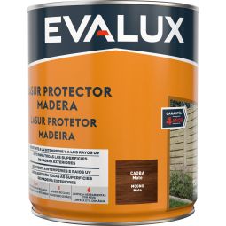 Lasur agua mate caoba 750 ml Evalux
