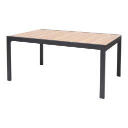 Mesa de jardín extensible 75x90x155/263cm de aluminio Vao GoodHome
