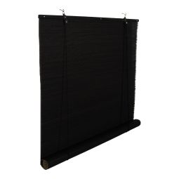 Estor enrollable Akapa Blind bambú negro 60x180cm