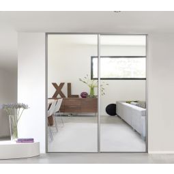 Puerta corredera espejo 240 x 62 cm