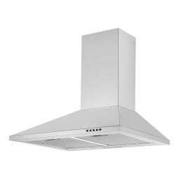 Campana decorativa de 60cm en acero inoxidable