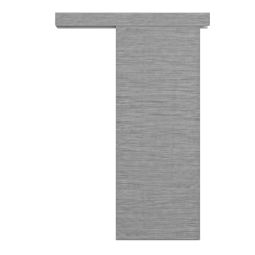Puerta de Interior corredera Carina gris 80 cm