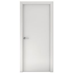 Puerta de Interior Carina blanco derecha 82,5 cm