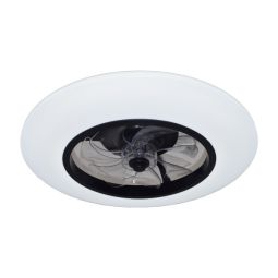 Ventilador de techo con luz Jacobus DC sin aspas 58 cm negro