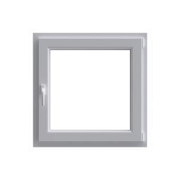 Ventana PVC oscilobatiente blanco derecha 80x80cm