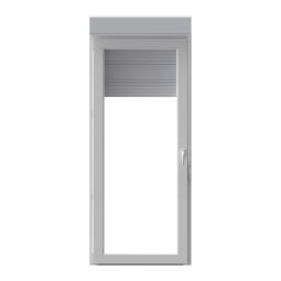 Balconera PVC practicable persiana izquierda 217x90 cm Geom