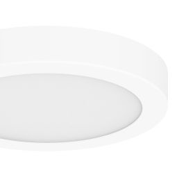 Plafón led redondo metálico blanco AiUS 21,5cm Cooke & Lewis