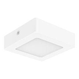 Plafón led Hestia cuadrado metálico blanco 11,5cm Cooke & Lewis