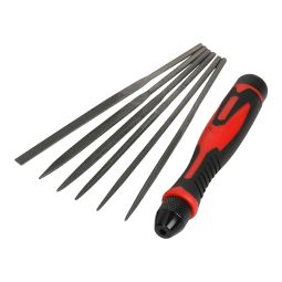Set 6 limas de precisión Forge Steel