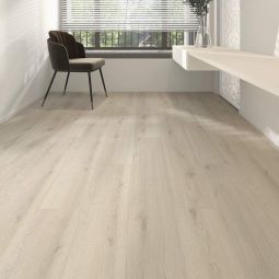 Suelo vinílico SPC click con aislante incorporado roble gris 6.5mm Auralia