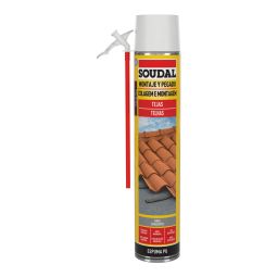 Espuma de poliuretano especial tejas soudal 750 ml