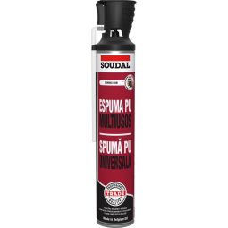 Espuma poliuretano multiusos genius soudal 500 ml