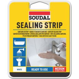 Cinta selladora sanitaria soudal 22 mm x 3,35 m