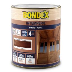 Barniz intemperie brillante nogal 0,750 L Bondex