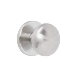 Pomo para puerta liso inoxidable ø 75 mm