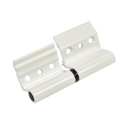 Bisagra eu eje inox izq 50 mm blanca